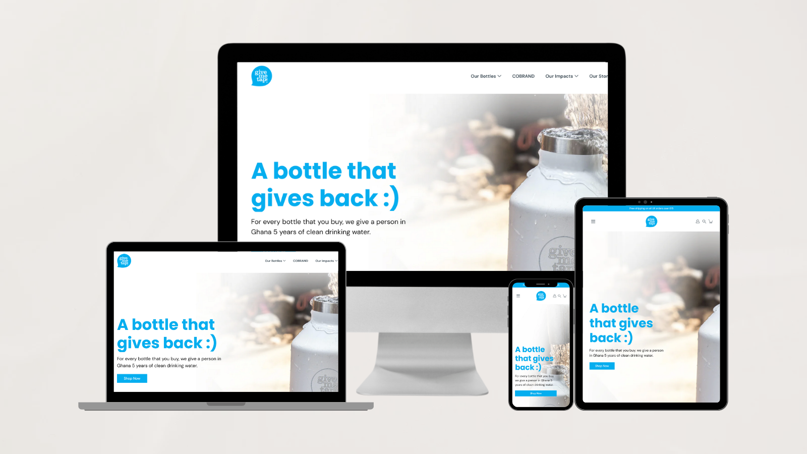 GiveMeTap website screenshot